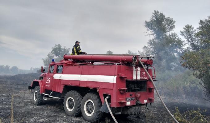 Ліквідовано пожежу в екосистемах поблизу Трьохізбенки Ліквідовано пожежу в екосистемах поблизу Трьохізбенки