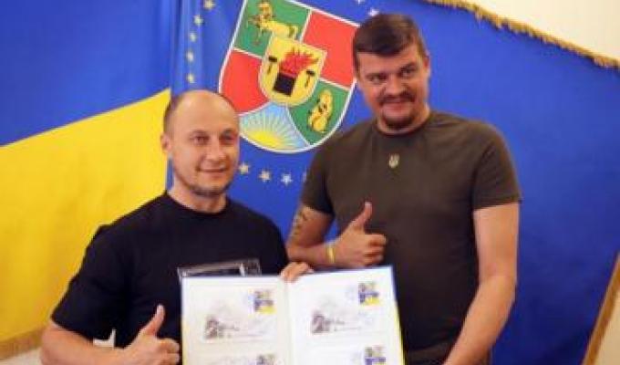 Відбулося спецпогашення поштової марки «ГУР» Відбулося спецпогашення поштової марки «ГУР»