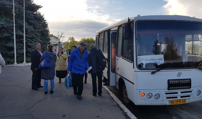 В Новоайдарському районі запущено четвертий соціальний автобус за маршрутом с. Кримське – смт. Новоайдар