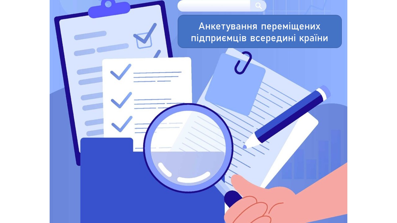 Анкетування щодо переміщених підприємців