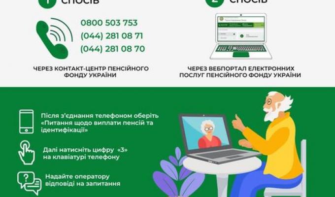 Як пенсіонеру пройти ідентифікацію за допомоги відеозв'язку Як пенсіонеру пройти ідентифікацію за допомоги відеозв'язку