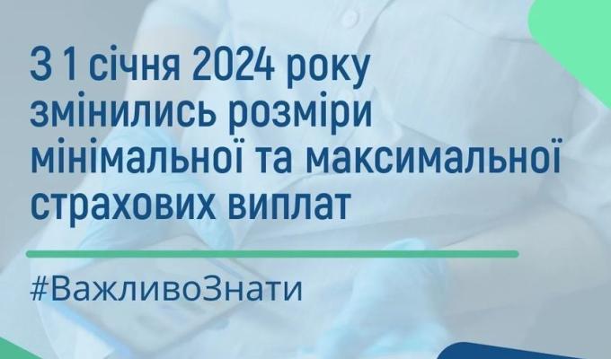 У 2024 році збільшено розміри страхових виплат У 2024 році збільшено розміри страхових виплат