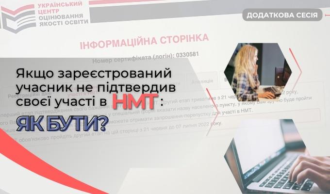 Реєстрація для участі в ЗНО Реєстрація для участі в ЗНО