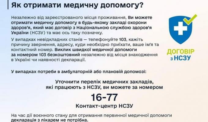 Як отримати медичну допомогу Як отримати медичну допомогу