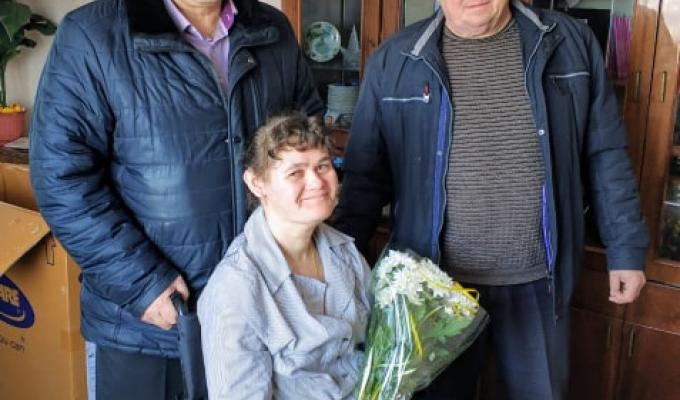 Вручення спортивного інвалідного візка Вручення спортивного інвалідного візка