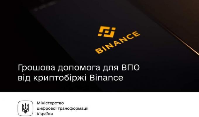 Українці зі статусом ВПО можуть отримати грошову допомогу від криптобіржі Binance Українці зі статусом ВПО можуть отримати грошову допомогу від криптобіржі Binance