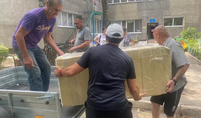 10.08.2023 працівниками Щастинської РДА-РВА, продовжується здійснення допомоги нашим землякам внутрішньо переміщеним особам з Луганської області