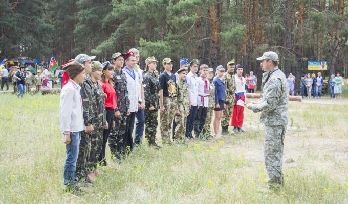 Відкриття районного етапу Всеукраїнської військово-патріотичної гри «Сокіл» («Джура») Відкриття районного етапу Всеукраїнської військово-патріотичної гри «Сокіл» («Джура»)