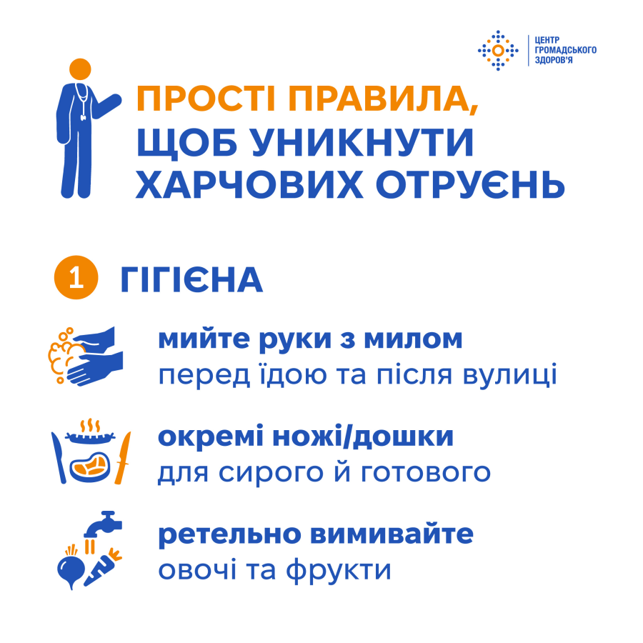 Прості правила, щоб уникнути харчових отруєть Прості правила, щоб уникнути харчових отруєть