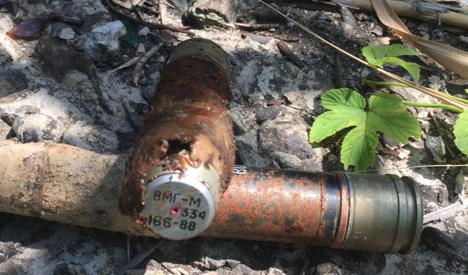 На Луганщині СБУ виявила схрон із засобами ураження