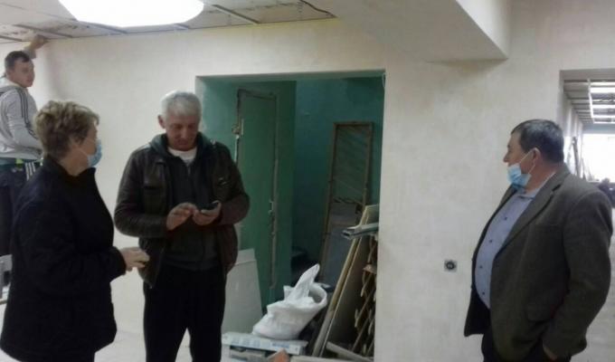 В будівлі Опорного навчального закладу Новоайдарська школа-гімназія проводяться ремонтні роботи для створення інклюзивно-ресурсного простору