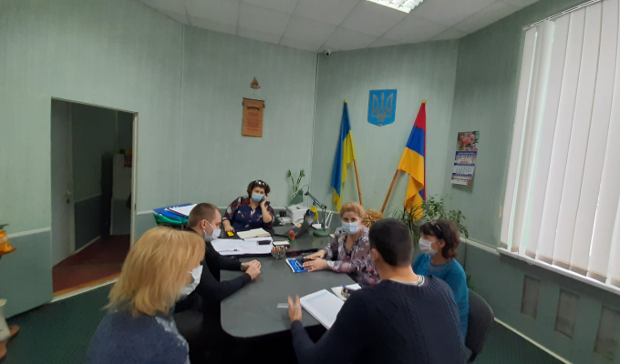 Голова Новоайдарської РДА Тетяна Новикова провела спільну нараду