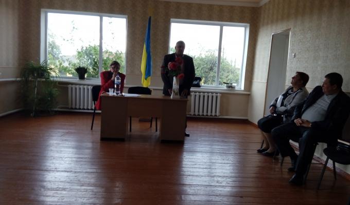 Робочий візит голови Новоайдарської райдержадміністрації в село Гречишкине