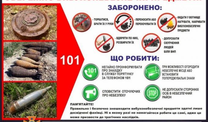 Вибухонебезпечні предмети! Вибухонебезпечні предмети!