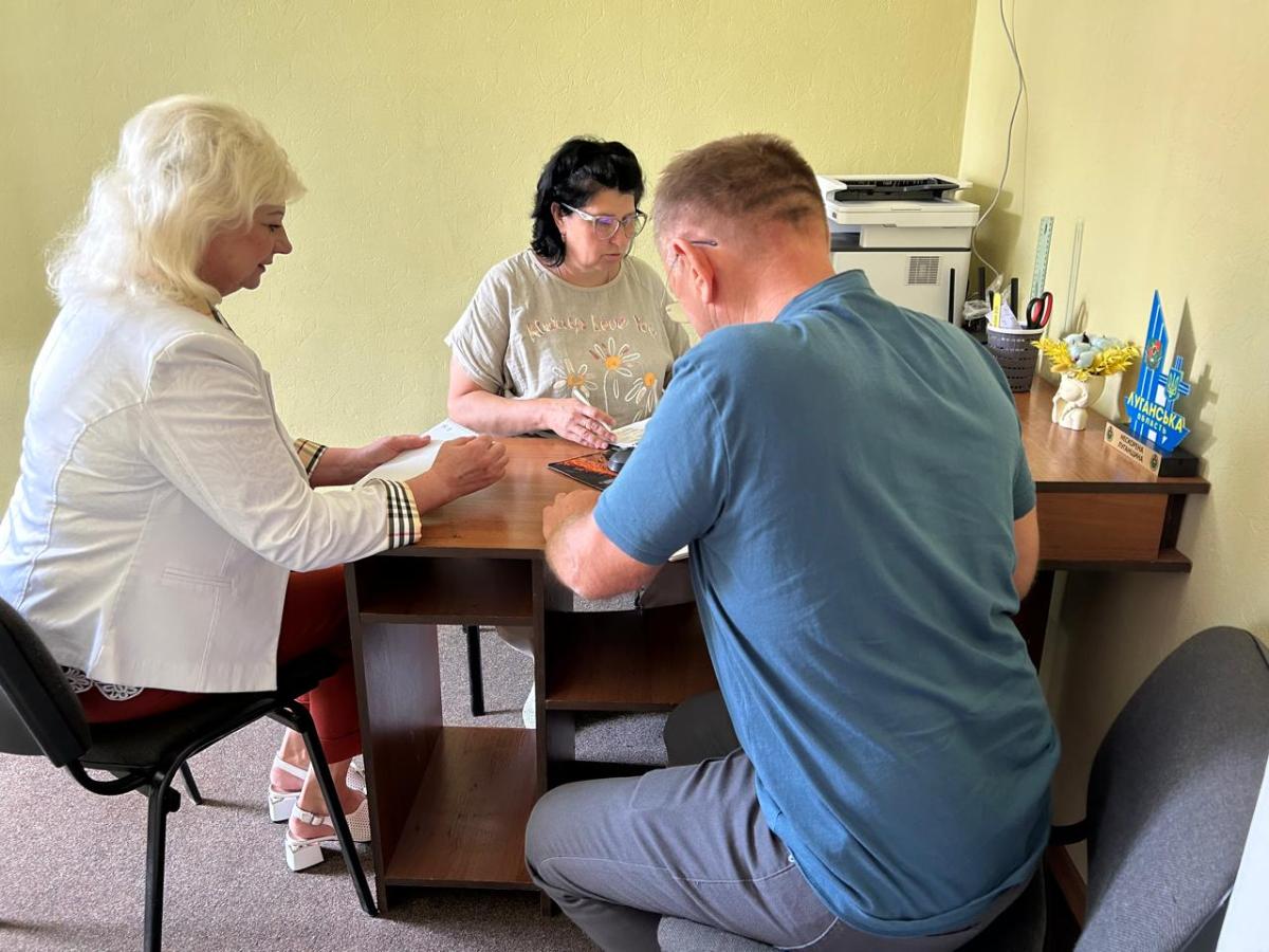 Підтримка ВПО: розвиток програм працевлаштування у Щастинському районі
