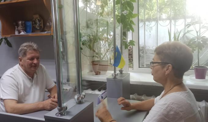 Перший заступник голови Щастинської райдержадміністрації провів виїздний прийом в м.Хмельницький Перший заступник голови Щастинської райдержадміністрації провів виїздний прийом в м.Хмельницький