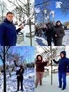 Це колаж із чотирьох фотографій, що ілюструють участь мешканців Кропивницького у всесвітній тихій акції «Ангели пам’яті». Захід традиційно проходить 18–20 лютого в пам’ять про Героїв Небесної Сотні та всіх борців за свободу України. 