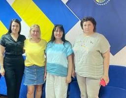 З робочою поїздкою до Координаційного центру допомоги ВПО з Луганської області в м. Кропивницький завітала заступник голови Луганської обласної державної адміністрації Катерина Безгинська