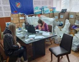 87 продуктових наборів видано за тиждень в координаційному центрі в Сумах