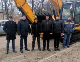 Новий екскаватор для потреб Луганщини вже у строю