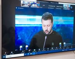 Голова Щастинської РДА -РВА Тетяна Новикова взяла участь у засіданні Конгресу місцевих та регіональних влад при Президентові України в онлайн форматі