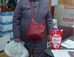 За поточний тиждень роботи в  Координаційному центрі допомоги ВПО з Луганської області в Сумській області видано гуманітарної допомоги у вигляді продуктів харчування для 91 ВПО