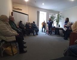 В Координаційному центрі допомоги ВПО з Луганської області в Одеській області представниками БФ «Право на захист» та Норвежською радою у справах біженців проведено зустріч з ВПО