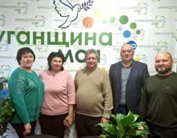 Голова Щастинської РДА -РВА Тетяна Новикова під час робочої поїздки відвідала Нижньодуванський хаб в м. Київ