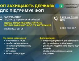 МОБІЛІЗОВАНІ ФОП ТА САМОЗАЙНЯТІ ОСОБИ  МАЮТЬ ПРАВО НА ПРИЗУПИНЕННЯ ТА ЗВІЛЬНЕННЯ ВІД НАРАХУВАНЬ ТА СПЛАТИ ПОДАТКОВИХ ЗОБОВ’ЯЗАНЬ