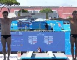 Наші стрибуни у воду здобули вже чотири медалі чемпіонату Європи