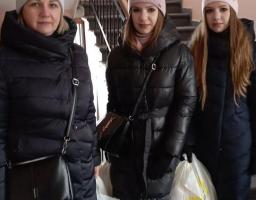 Майже 200 переселенців з Луганщини в Кропивницькому на минулому тижні отримали 187 продутових наборів та 193 гігієнічних