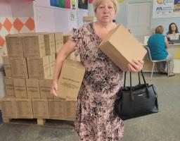 Гуманітарну допомогу від Одеської міської ради отримали переселенці в м.Одеса