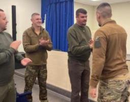 Артем Лисогор нагородив нацгвардійців відзнаками «Захиснику Луганщини»