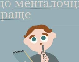 Як зрозуміти, що менталочці краще