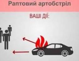 Дії населення у разі раптового артобстрілу
