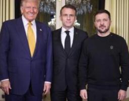 У Парижі відбулася тристороння зустріч Володимира Зеленського, Емманюеля Макрона та Дональда Трампа