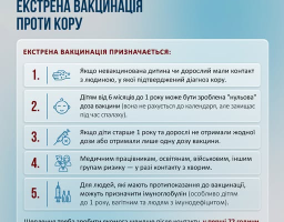 Екстренна вакцинація проти кору
