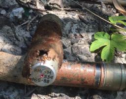 На Луганщині СБУ виявила схрон із засобами ураження