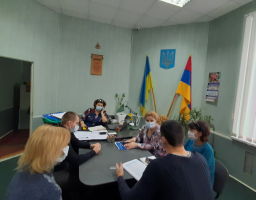 Голова Новоайдарської РДА Тетяна Новикова провела спільну нараду