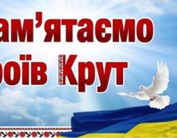 Звернення голови Новоайдарської райдержадміністрації та голови районної ради з нагоди Дня пам'яті героїв Крут